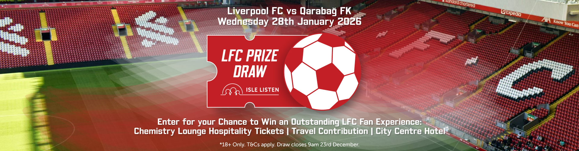 Isle Listen LFC Prize Draw